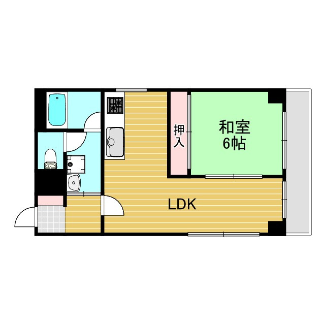 シャトー中尾の間取り