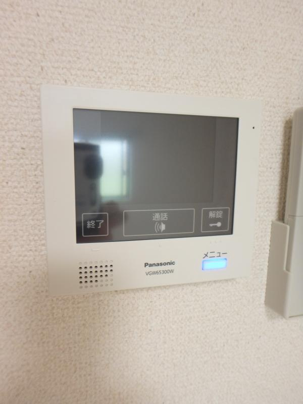 フジパレス長居VI番館のセキュリティ|フジパレス長居Ⅵ番館　モニター付きインターホン