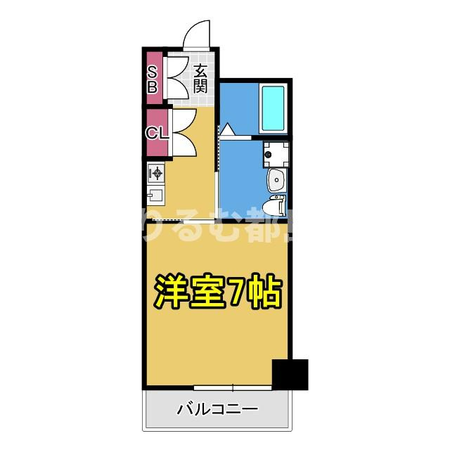 SK都島北通の間取り
