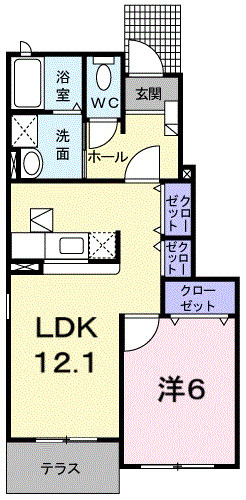 ナチュレＡＧＡＫＥⅡの間取り