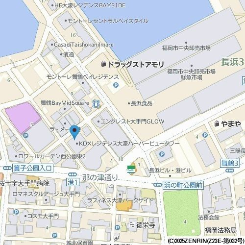 KDXレジデンス大濠ハーバービュータワーの地図