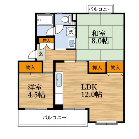 エクセレントライフ真砂の間取り