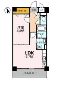 サンロード新和Ⅱの間取り