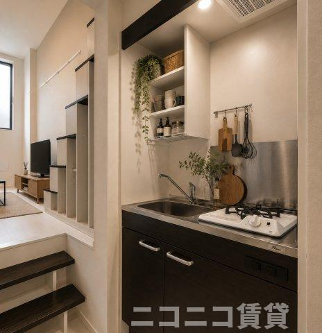 足立区伊興４丁目のアパートのキッチン|別号室イメージの為、現状を優先致します。