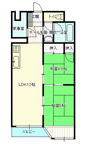 902号室は反転タイプです