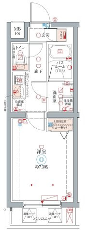クレヴィスタ柴又の間取り