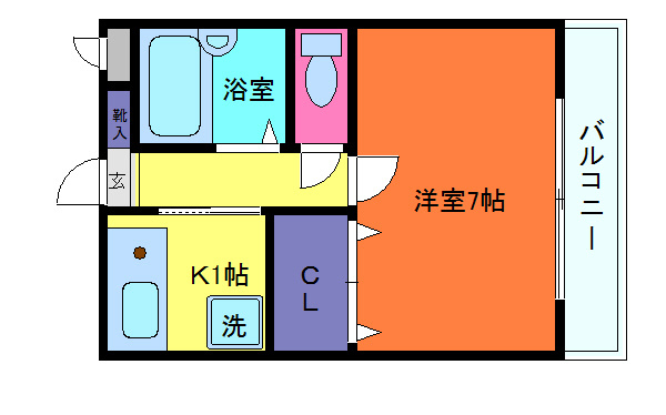 アビテ六甲の間取り