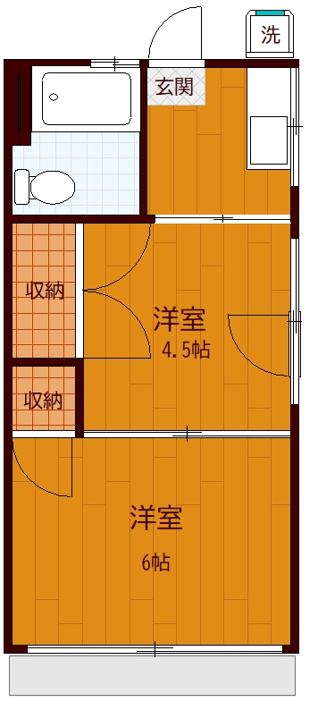 フォレスタ流山の間取り