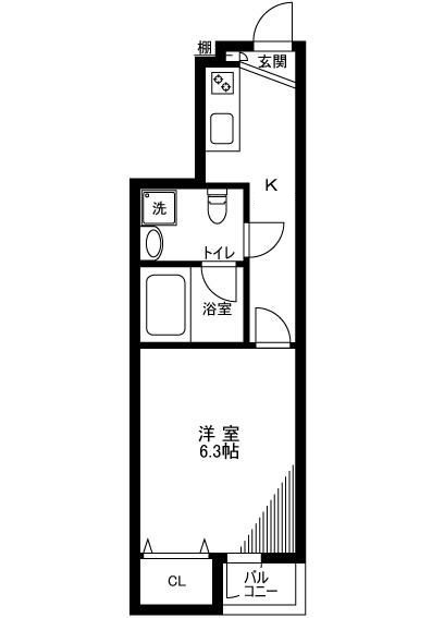 ルナリアＸＩの間取り|間取りです。