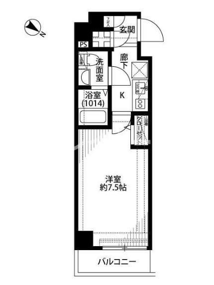 プレール・ドゥーク東品川の間取り