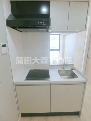 ラヴィエール羽田スカイゲートのキッチン|2口IHシステムキッチン　カウンターキッチン