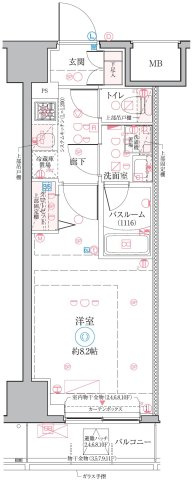 クレヴィスタお花茶屋の間取り
