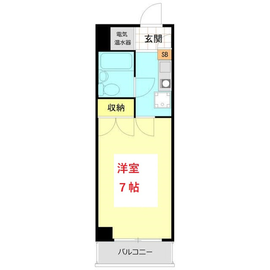 【間取り】 | マンション五反田 | 間取りです