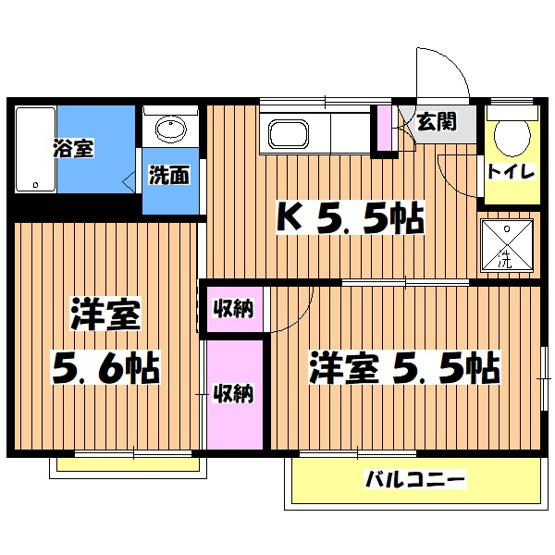 【間取り】 | ビューテラス藤