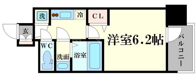 ファーストフィオーレ天王寺筆ヶ崎アイの間取り