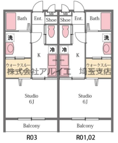 グローレジッドの間取り