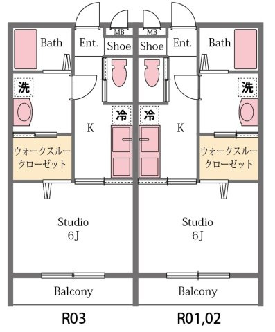 グローレジッドの間取り