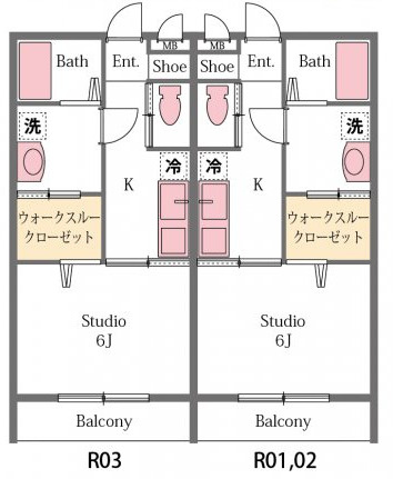 カーサグランツの間取り