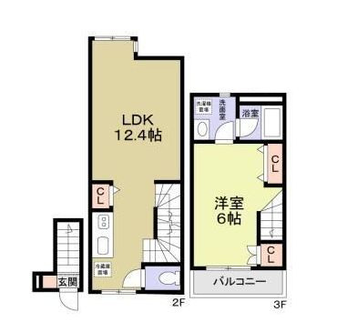 ＢＨテラス西荻窪の間取り|間取りです。