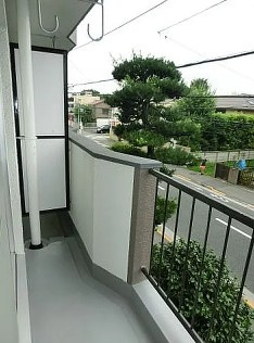 吉田ハイツのバルコニー