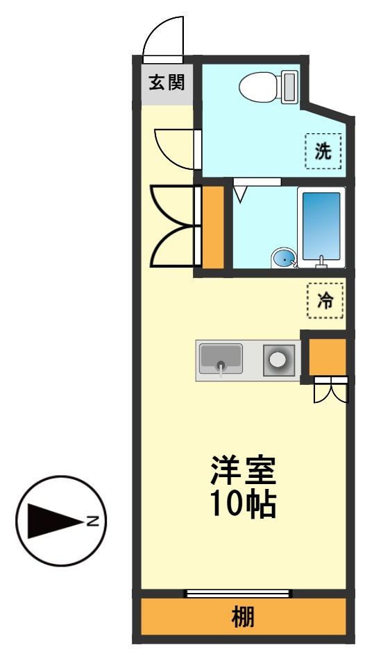 コンフォートスペース新宿の間取り