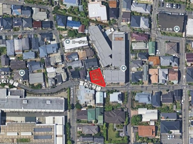 尼崎市塚口町　売土地の地図