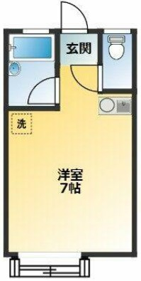 コーポハルノの間取り|間取りです。