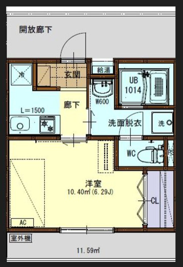 イーストタウンMTKⅡの間取り