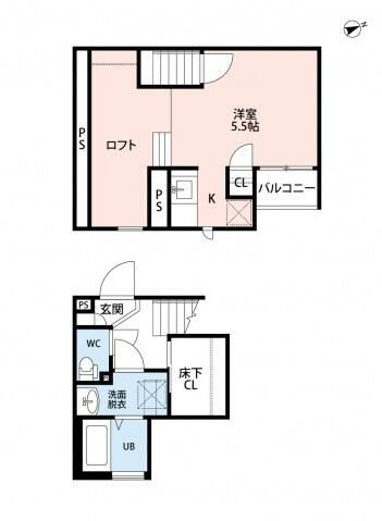 ＣＢ春日部アルモニーの間取り