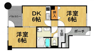 ＭＩＺＵＫＩ武庫之荘の間取り