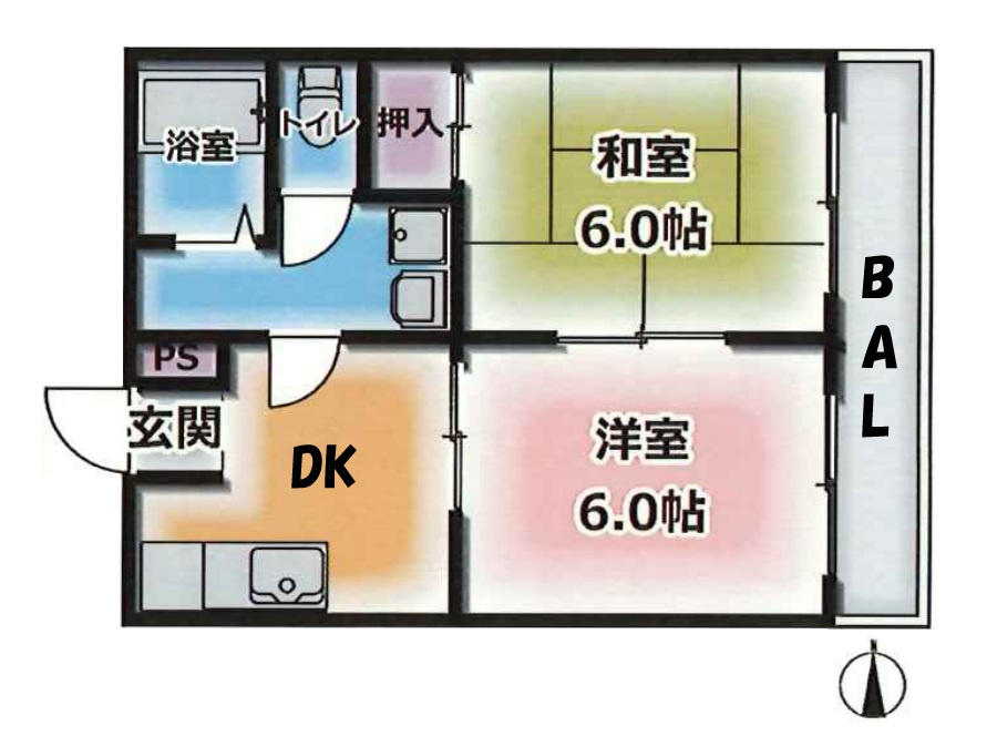 ロイヤルコート山本通の間取り