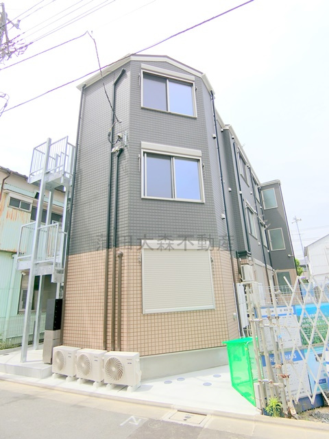 Tinoの外観|2025年5月築　木造地上3階建て総戸数12戸インターネット無料人気賃貸
東京都大田区大森南1丁目　京浜急行本線梅屋敷駅徒歩12分