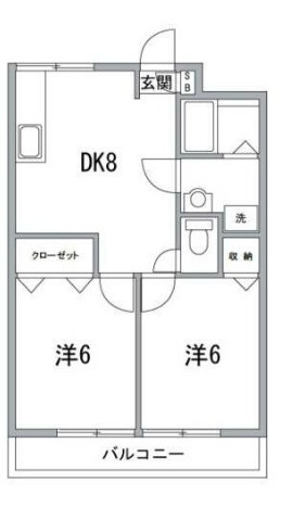 ジャコワ東日本橋マンションの間取り|間取りです。