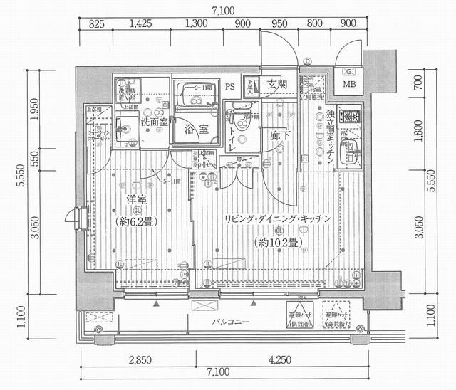 プレール・ドゥーク東京ＥＡＳＴⅢの間取り