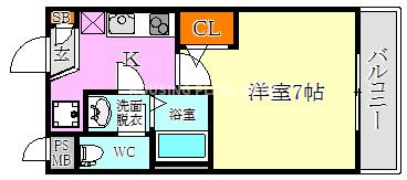 ALIE神戸西の間取り