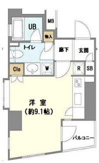 【間取り】 | エスコートノヴェル南麻布 | 間取りです。