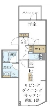 ＣＯＭＰＯＳＩＴＥ高輪の間取り|間取りです。