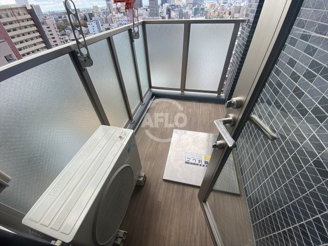 プレサンス上町台クレストのバルコニー|プレサンス上町台クレスト　バルコニー