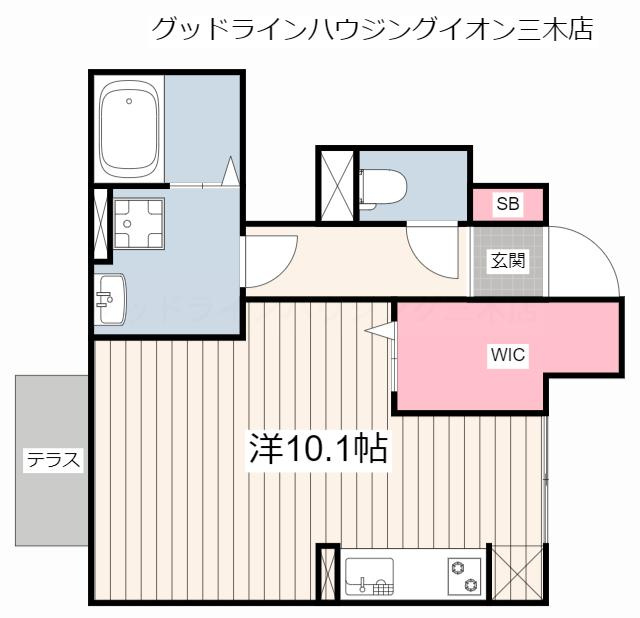 イリゼⅡの間取り