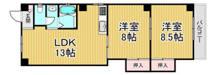 ハイム・ルルの間取り