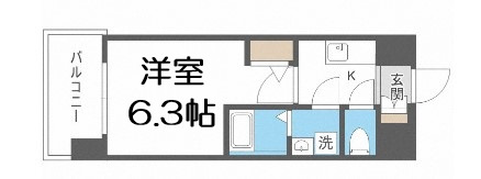 【間取り】 | エスリードレジデンス大阪福島シティウエスト