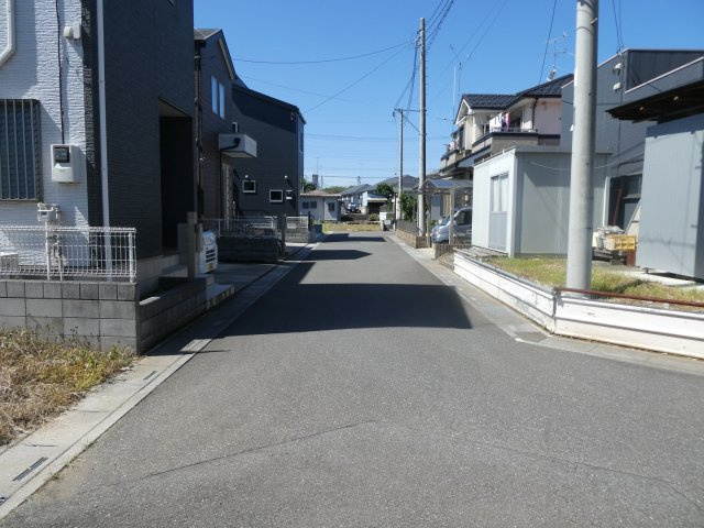 牛島土地の前面道路含む現地写真