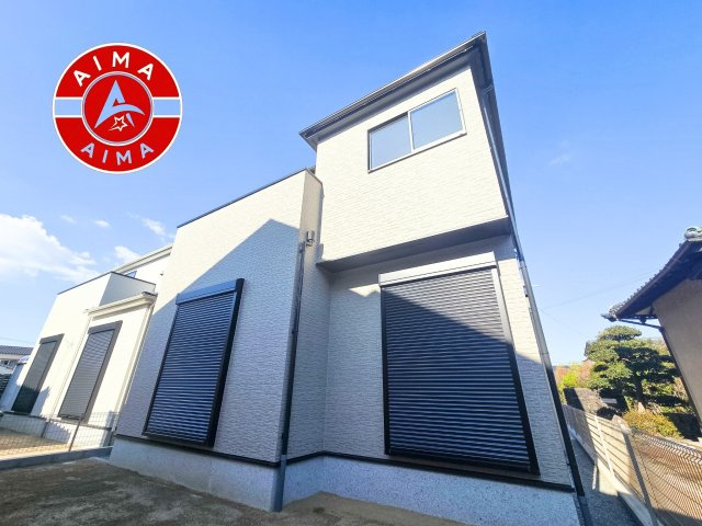 糟屋郡須恵町新原第1-2棟（1号棟）の外観：施工例|デザイン性のある外観です。
