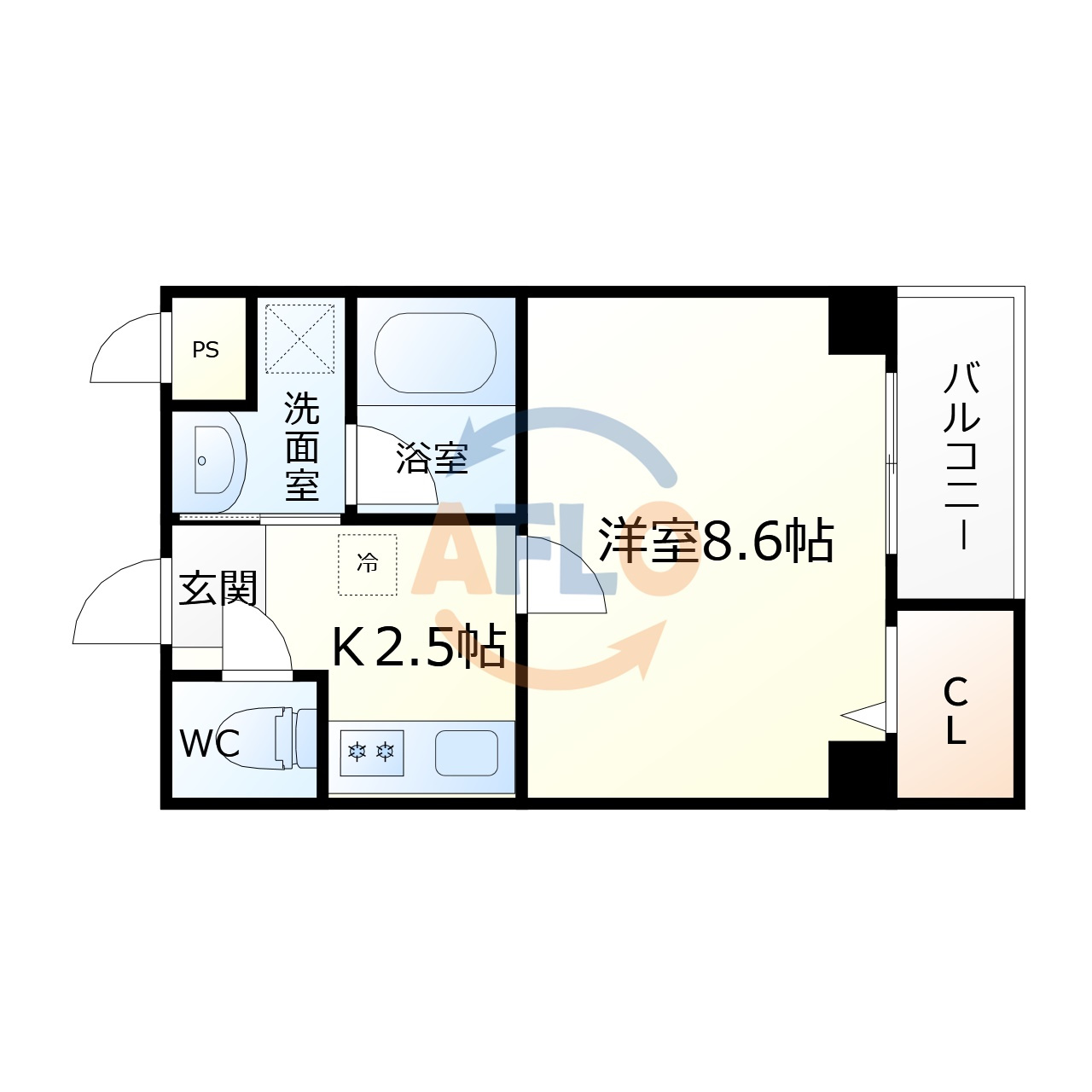 ソリティア桃谷の間取り|ソリティア桃谷　間取り