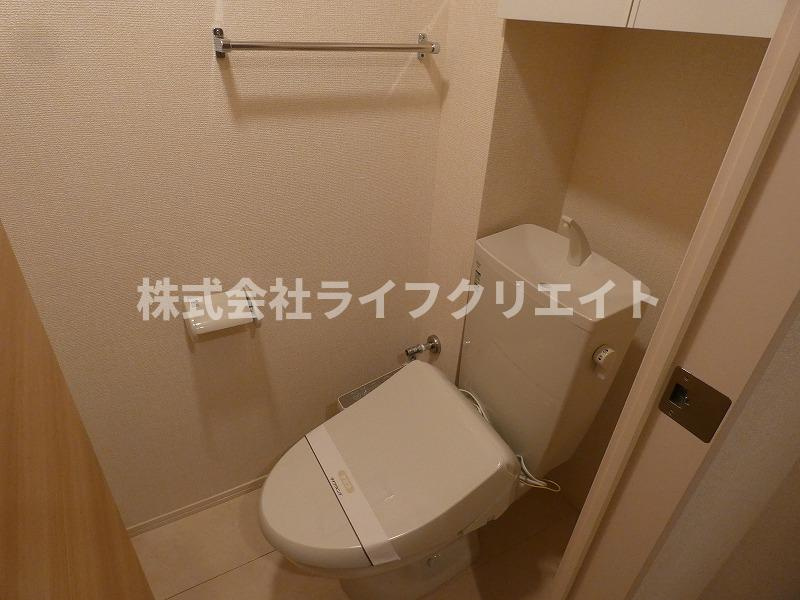 D-room西平山A棟のトイレ