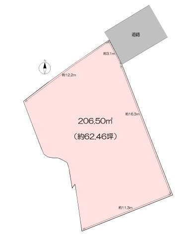 【土地図】 | 売地　高知市西秦泉寺　＠31.7万