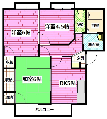フレグランス佐々木Cの間取り