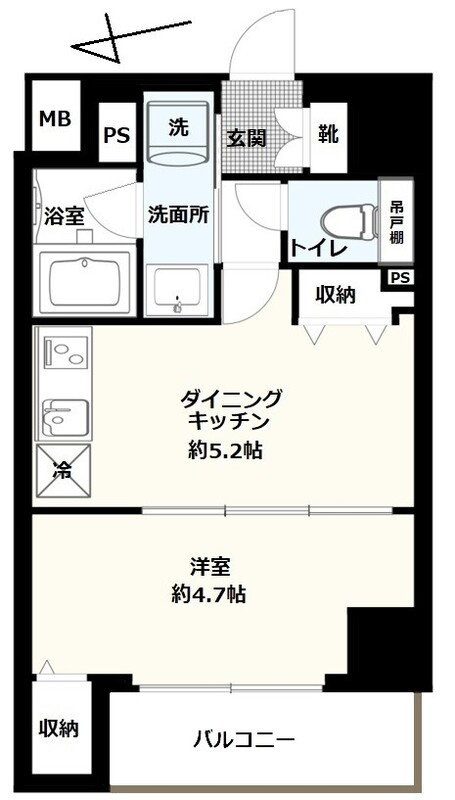ハーモニーレジデンス東京羽田スカイブリッジの間取り