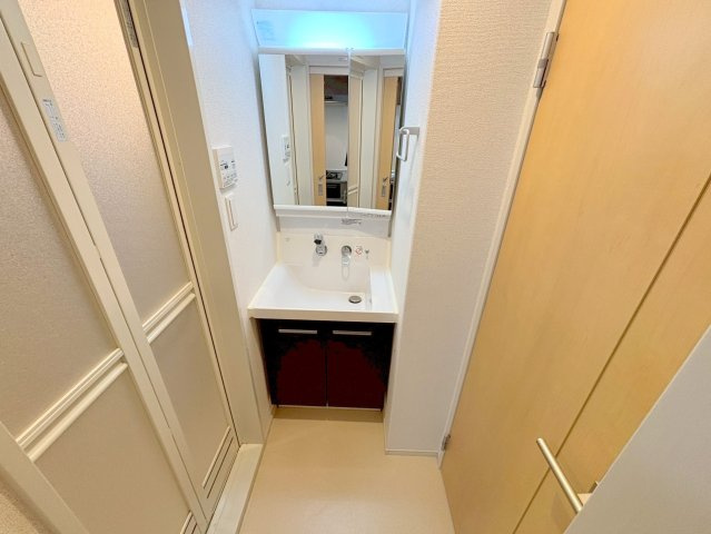 イースト　ブルーの洗面所