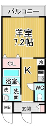 ダイワール立花の間取り